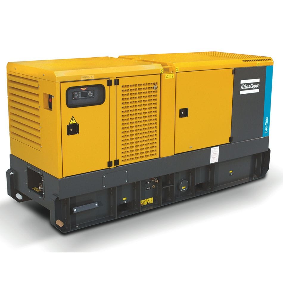 Compressor elétrico portátil Atlas Copco E-AIR T900