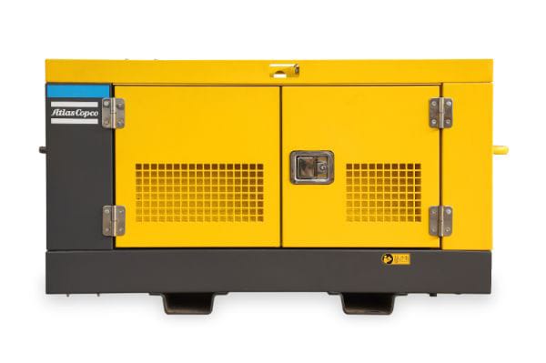 Compressor portátil Atlas Copco U110 de 100 pcm e 7 bar