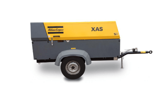 Compressor portátil Atlas Copco XATS 300 Pd de 286 pcm e 10 bar