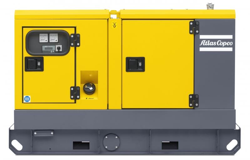 Gerador de energia Atlas Copco QAS 85 de 86 kVA