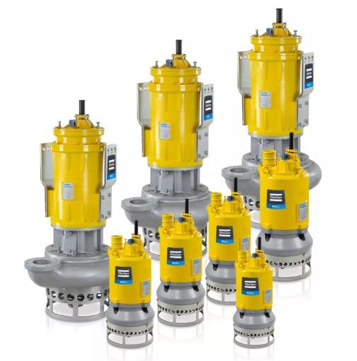 Bomba submersível elétrica Atlas Copco WEDA L