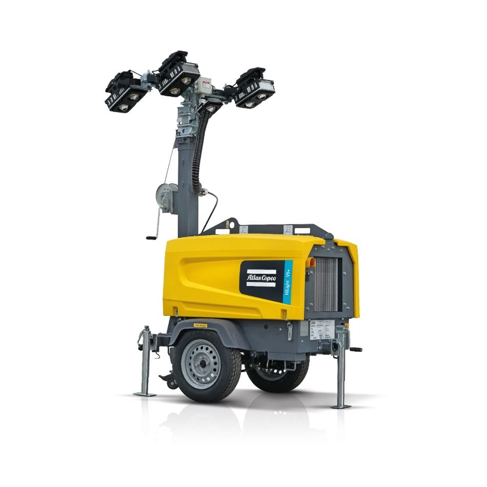 Torre de iluminação LED Atlas Copco HiLight V5+